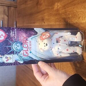 GLORY The Bear TY Beanie Babies Collectible Rare Printing Errors "1993, O…